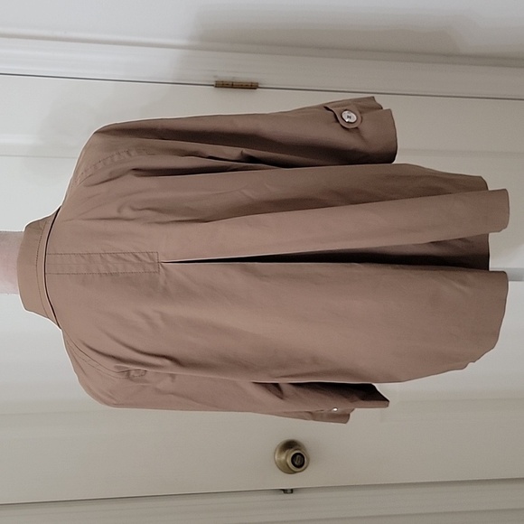 Michael Kors, SIze 10 Beige / Khaki Jacket, A-Line Style, Excellent Used Cond. - Picture 4 of 11